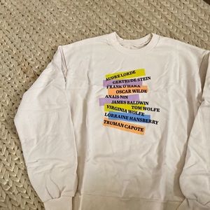 Sweatshirt I. Cream size small new